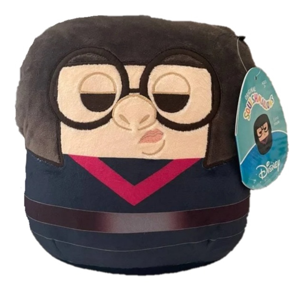 Edna Mode the Incredibles Disney Squishmallow 7” NWT